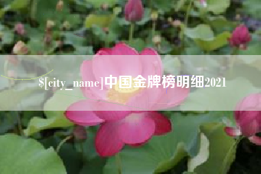 睢县中国金牌榜明细2021