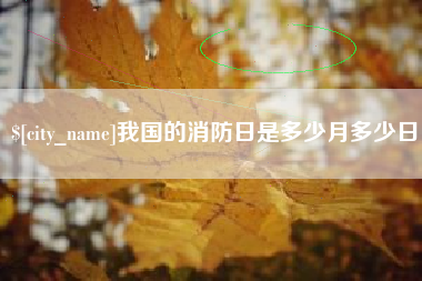 睢县我国的消防日是多少月多少日