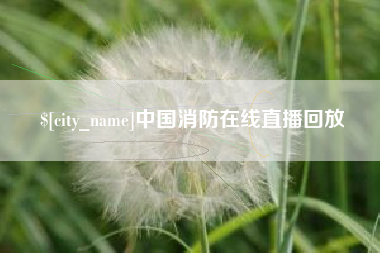 睢县中国消防在线直播回放