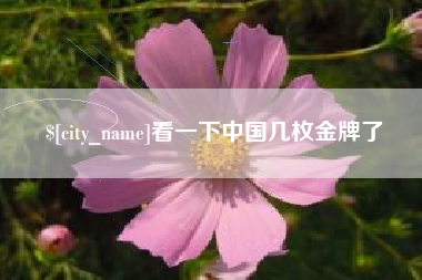 睢县看一下中国几枚金牌了