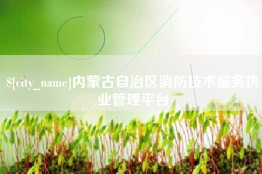 睢县内蒙古自治区消防技术服务执业管理平台