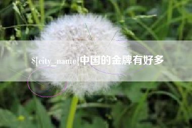 睢县中国的金牌有好多