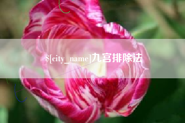 睢县九宫排除法