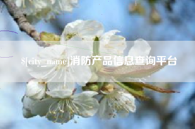 睢县消防产品信息查询平台