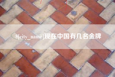 睢县现在中国有几名金牌