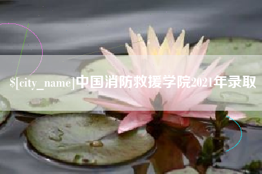 睢县中国消防救援学院2021年录取