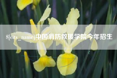 睢县中国消防救援学院今年招生
