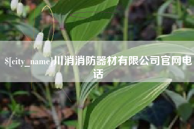 睢县川消消防器材有限公司官网电话
