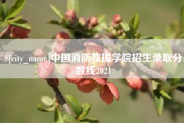 睢县中国消防救援学院招生录取分数线2021