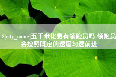 睢县五千米比赛有领跑员吗-领跑员会按照既定的速度匀速前进