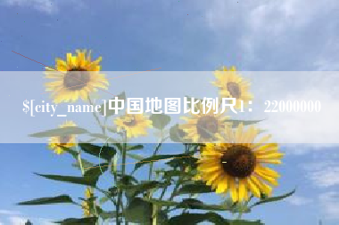 睢县中国地图比例尺1：22000000