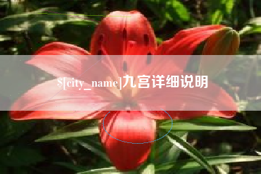 睢县九宫详细说明