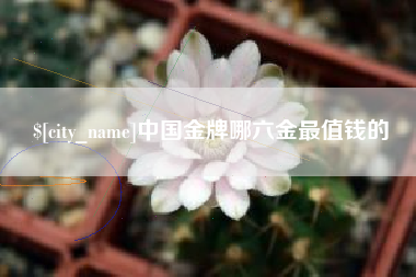 睢县中国金牌哪六金最值钱的