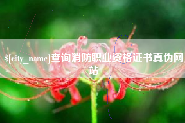 睢县查询消防职业资格证书真伪网站