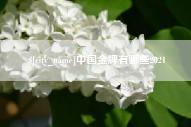 睢县中国金牌有哪些2021