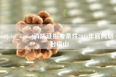 睢县消防证报考条件2024年官网烟台福山