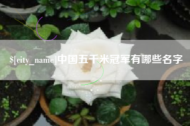 睢县中国五千米冠军有哪些名字